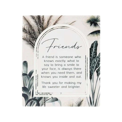 Picture of SPLOSH CERAMIC PLAQUE EXOTIC - FRIENDS VERSE